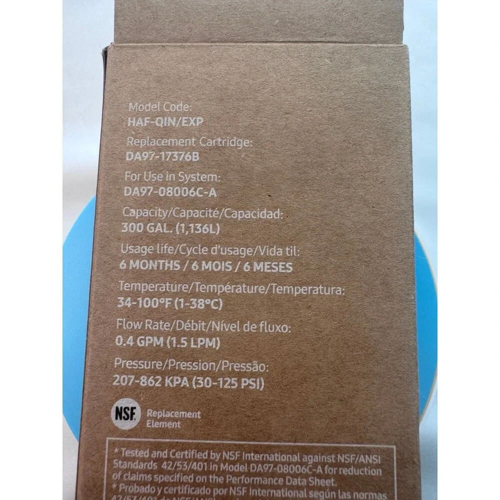 Samsung Brand, Refrigerator Water Filter Replacement, Kitchen Appliance Parts